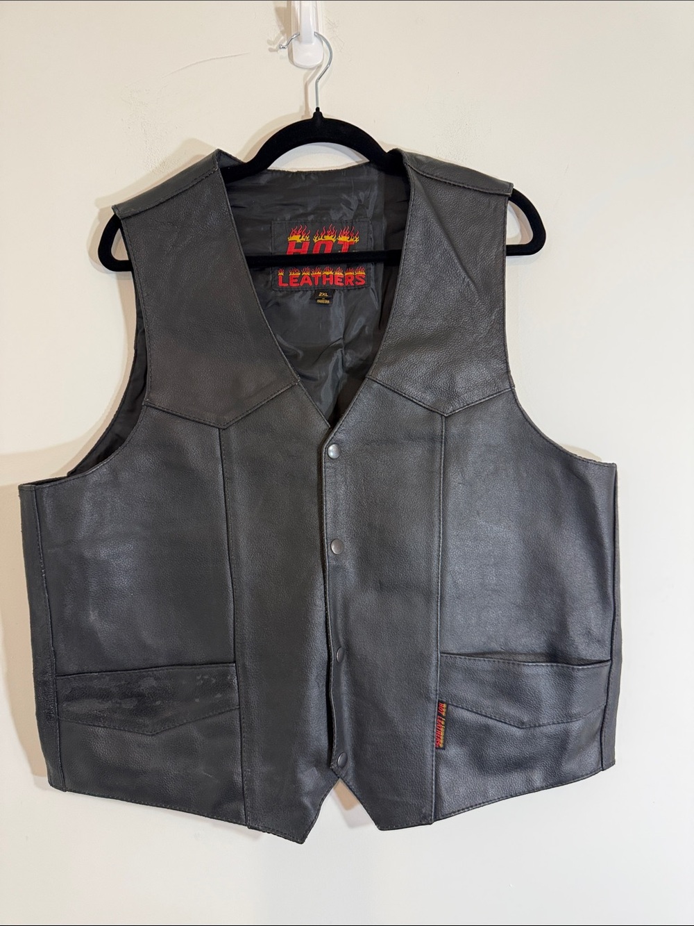Hot Leathers motorcycle vest size 2XL